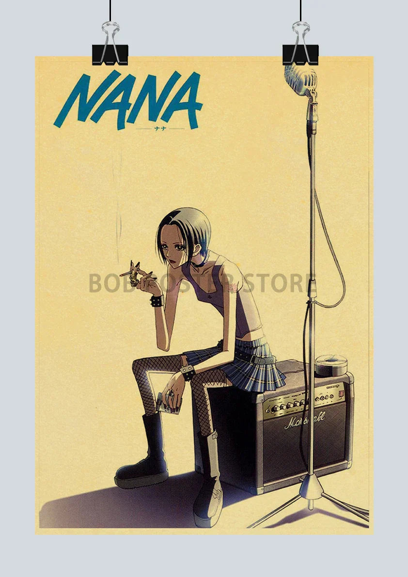 DecorBites™ "NANA Anime Retro Poster Set 2021"