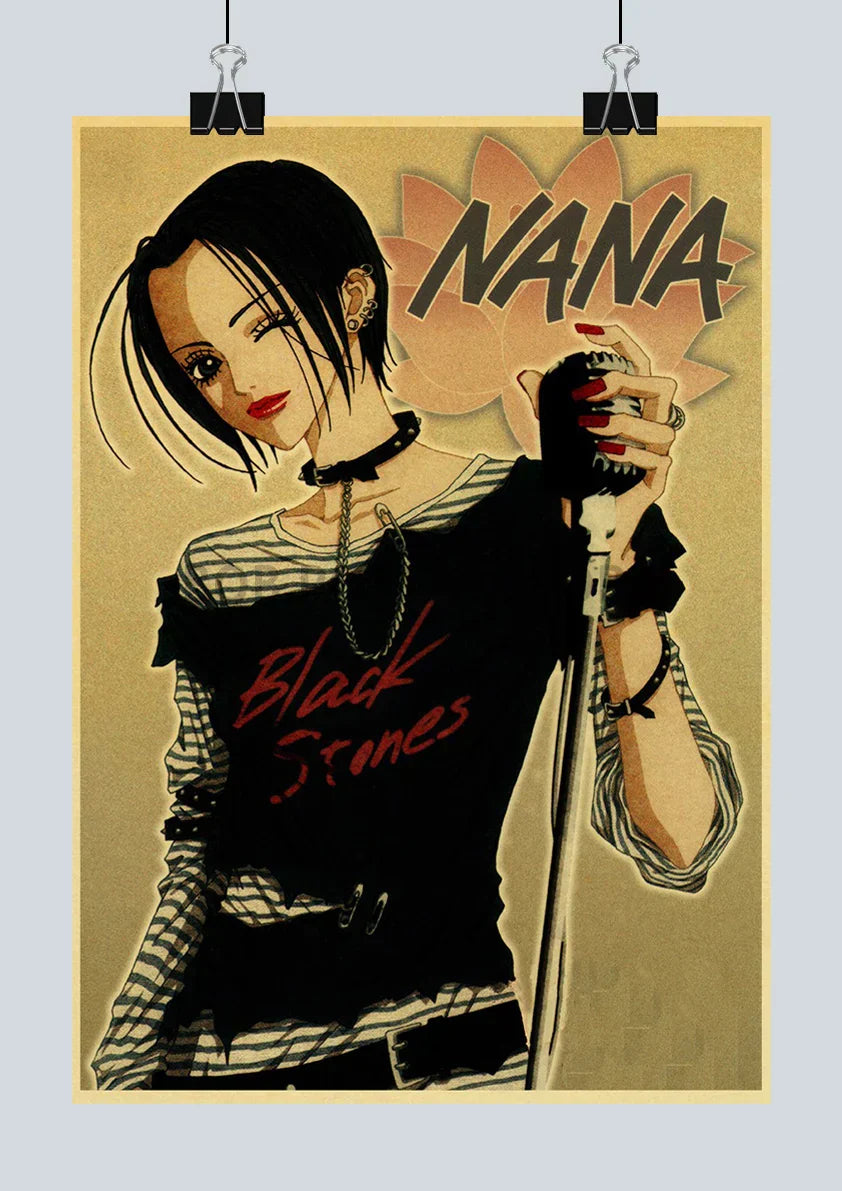 DecorBites™ "NANA Anime Retro Poster Set 2021"