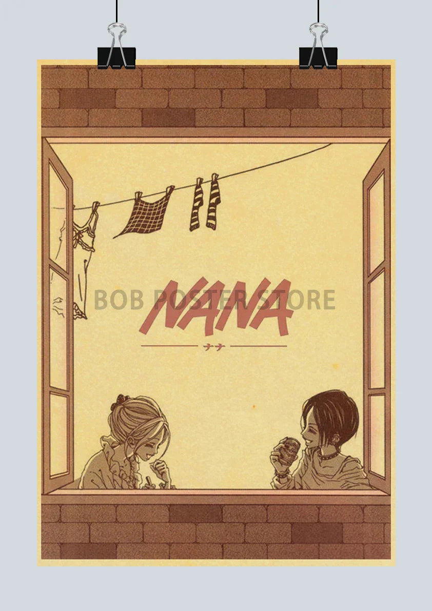 DecorBites™ "NANA Anime Retro Poster Set 2021"