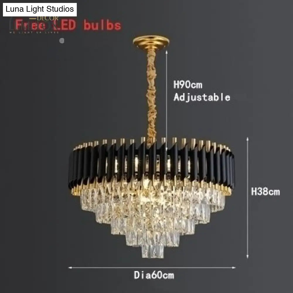 DecorBites™ Nebra-  Luxury K9 Crystal Chandeliers
