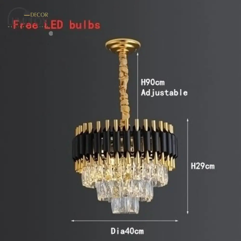 DecorBites™ Nebra-  Luxury K9 Crystal Chandeliers