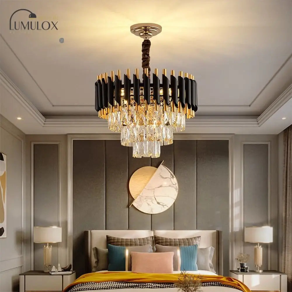 DecorBites™ Nebra-  Luxury K9 Crystal Chandeliers