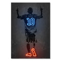 DecorBites™ Neon Sports Stars Wall Art Print