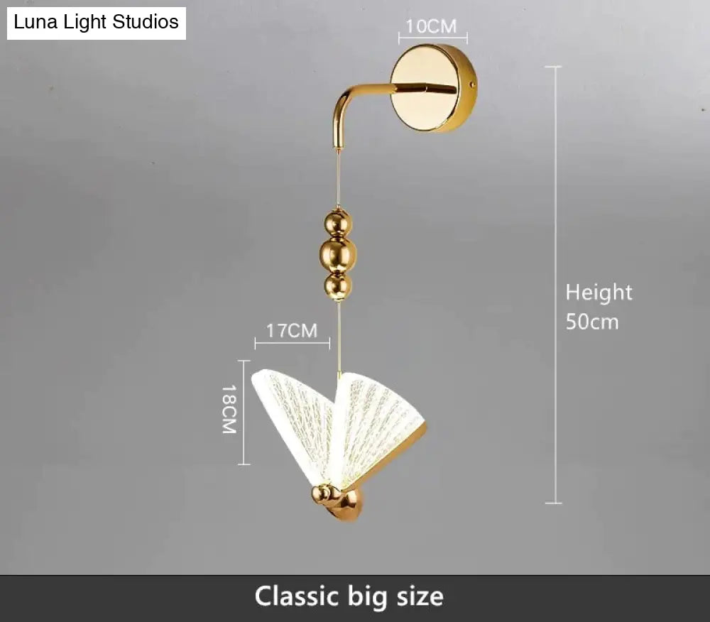 DecorBites™ Nordic Butterfly Led Wall Light for Bedroom
