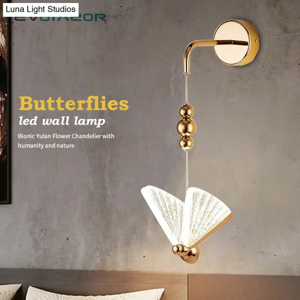 DecorBites™ Nordic Butterfly Led Wall Light for Bedroom