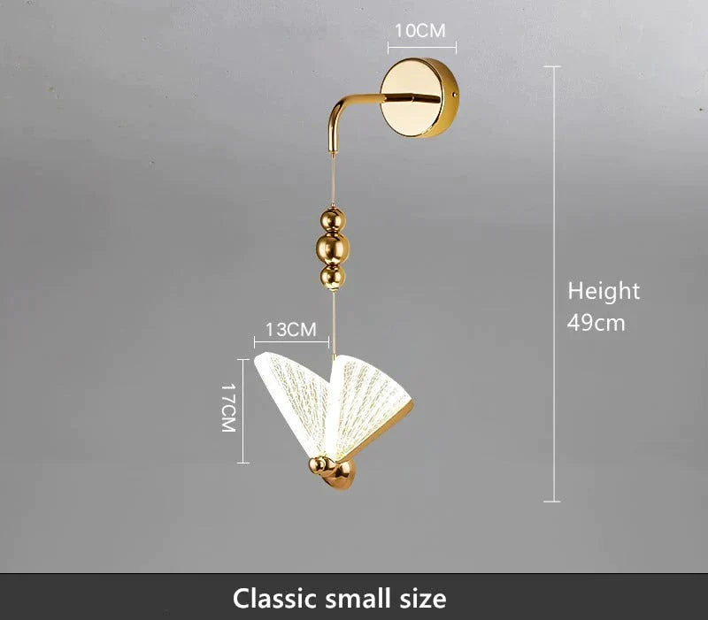 DecorBites™ Nordic Butterfly Led Wall Light for Bedroom
