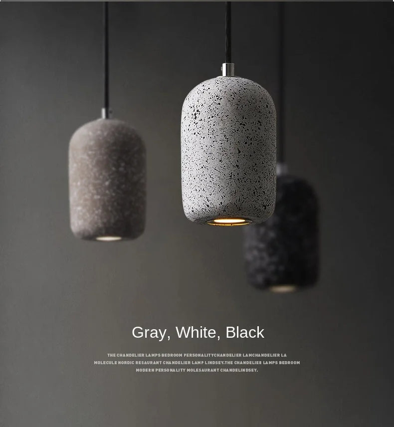 DecorBites™ Nordic Cement Pendant Lamp - Industrial Style Lighting