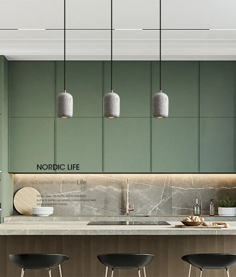 DecorBites™ Nordic Cement Pendant Lamp - Industrial Style Lighting