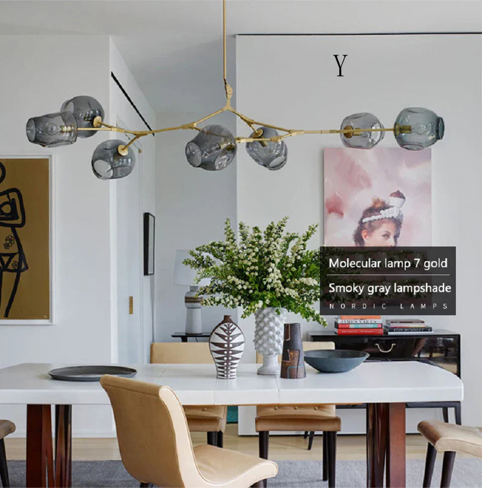 DecorBites™ Nordic Chandelier for Dining & Living Room