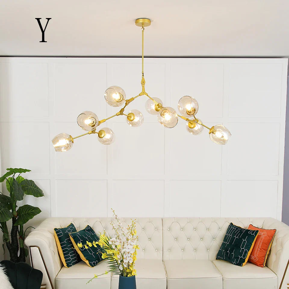 DecorBites™ Nordic Chandelier for Dining & Living Room