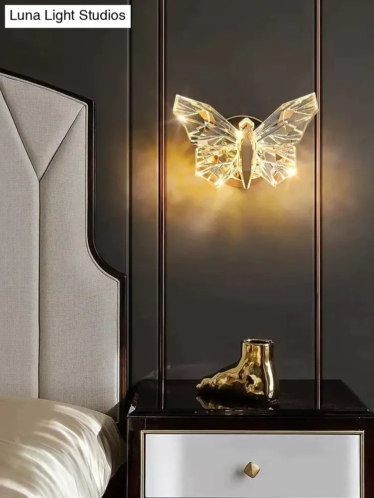 DecorBites™ Nordic Creative Luxury Butterfly wall lamp for Bedroom Living Room Lighting