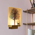 DecorBites™ Nordic Elk/Tree LED Wall Sconce in White for Living Room