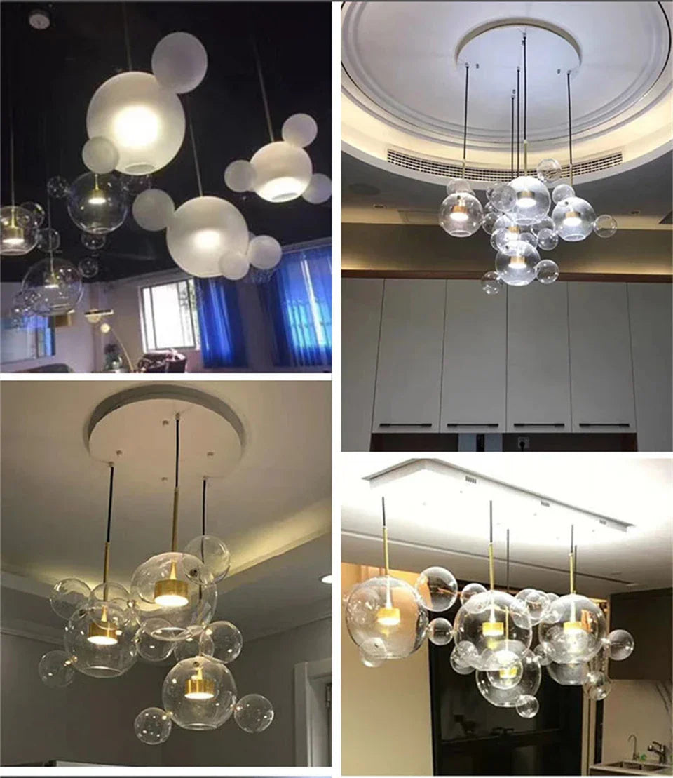 DecorBites™ Nordic LED Bubble Chandelier - Modern Home Lighting
