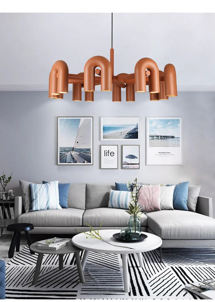 DecorBites™ Nordic LED Ceiling Chandelier for Home Decor