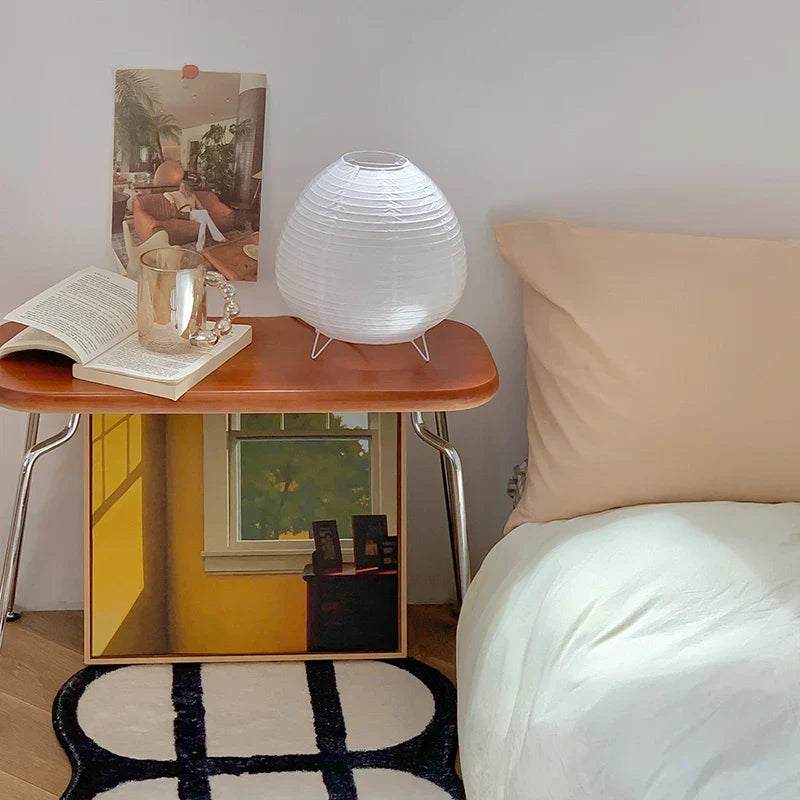 DecorBites™ Nordic LED Table Lamp Interior Lighting Wabi Sabi Style Table Light Bedside Bedroom Living Study Home Decoration Desk Lamps
