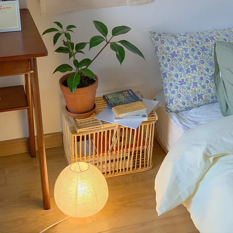 DecorBites™ Nordic LED Table Lamp Interior Lighting Wabi Sabi Style Table Light Bedside Bedroom Living Study Home Decoration Desk Lamps