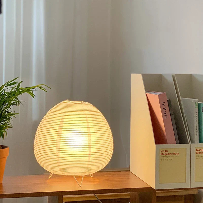 DecorBites™ Nordic LED Table Lamp Interior Lighting Wabi Sabi Style Table Light Bedside Bedroom Living Study Home Decoration Desk Lamps