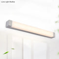 DecorBites™ Nordic LED Vanity Light: Acrylic Bathroom Wall Sconce, Flush Mount, White