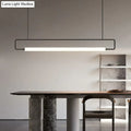 DecorBites™ Nordic Minimalist Bar Hanging Rectangular Frame Pendant Light