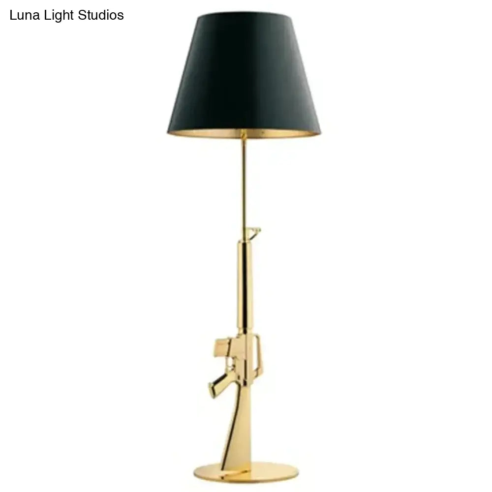 DecorBites™ Nordic Modern AK47 Gun_Lounge Silvery Gold Lustre Bedroom Lamp LED Floor Lamps Kids Children Room Fixtures Home Loft Decor