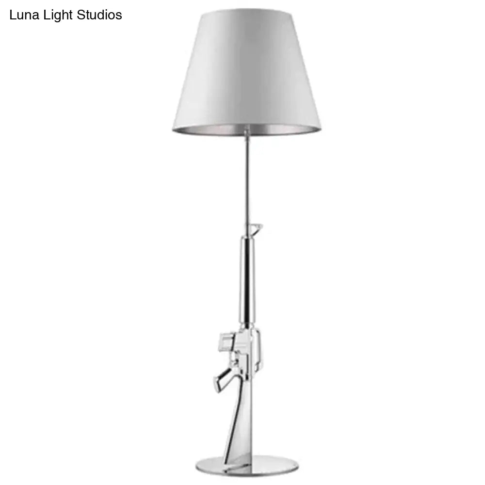 DecorBites™ Nordic Modern AK47 Gun_Lounge Silvery Gold Lustre Bedroom Lamp LED Floor Lamps Kids Children Room Fixtures Home Loft Decor