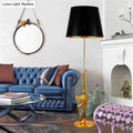 DecorBites™ Nordic Modern AK47 Gun_Lounge Silvery Gold Lustre Bedroom Lamp LED Floor Lamps Kids Children Room Fixtures Home Loft Decor