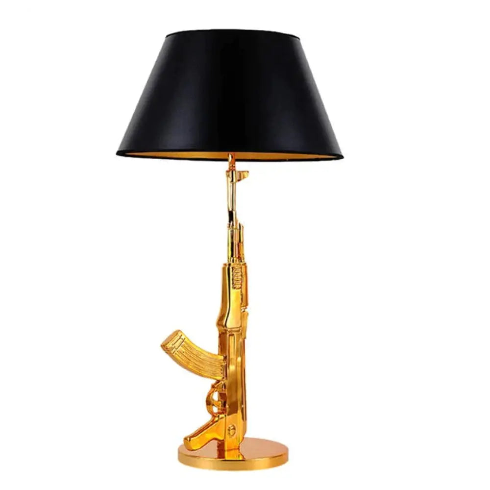 DecorBites™ Nordic Modern AK47 Gun_Lounge Silvery Gold Lustre Bedroom Lamp LED Floor Lamps Kids Children Room Fixtures Home Loft Decor