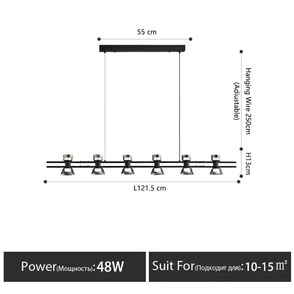 DecorBites™ Nordic modern minimalist light luxury bar LED strip lamp kitchen island table Light fixture