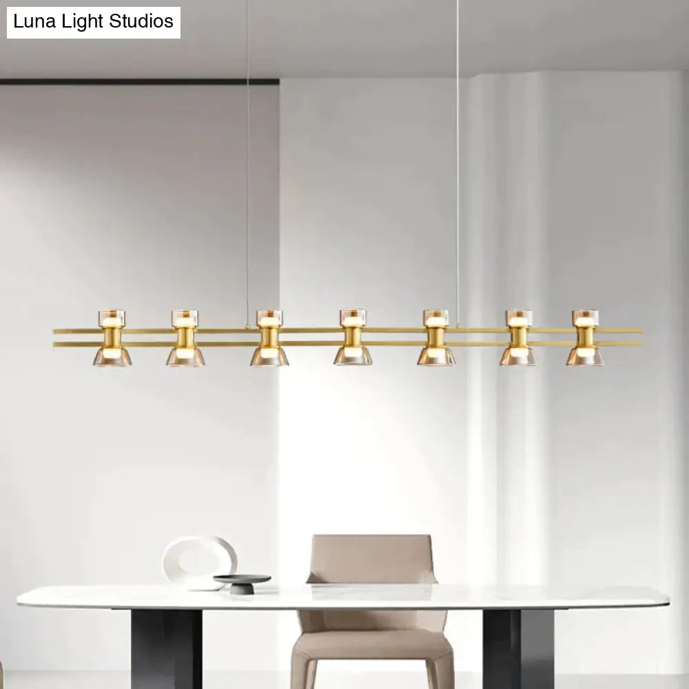 DecorBites™ Nordic modern minimalist light luxury bar LED strip lamp kitchen island table Light fixture