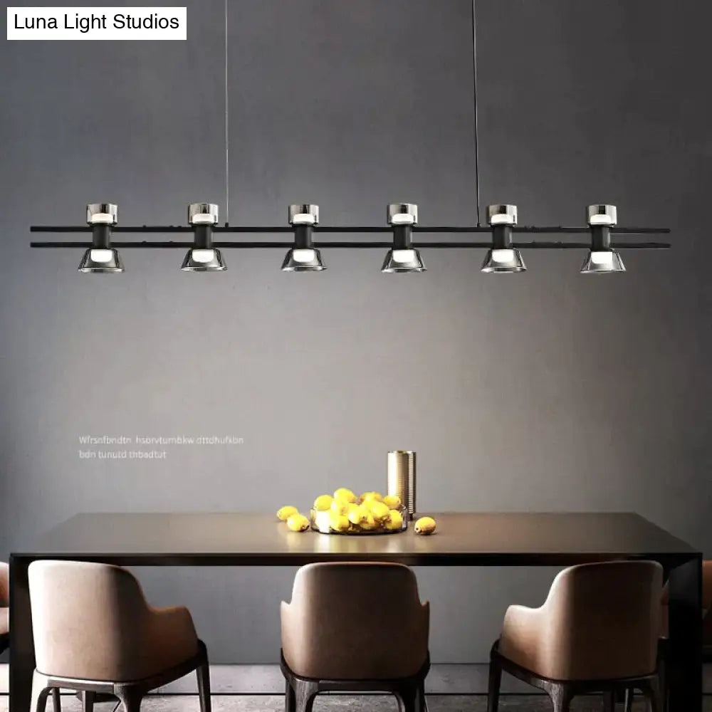 DecorBites™ Nordic modern minimalist light luxury bar LED strip lamp kitchen island table Light fixture