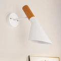 DecorBites™ Nordic Monochrome Wall Light: Single Bulb Metallic Sconce for Showrooms and Galleries