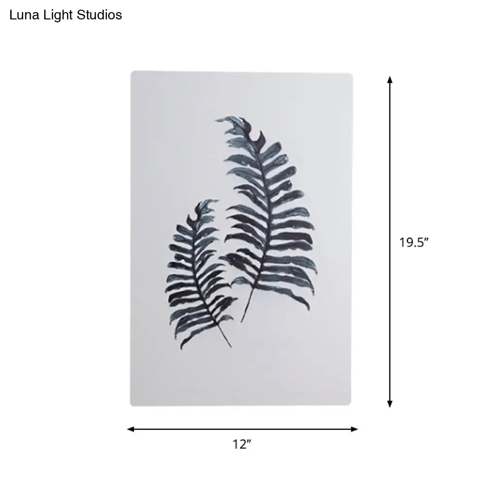 DecorBites™ Nordic Style Banana Leaf Wall Lamp with LED Acrylic Fixture