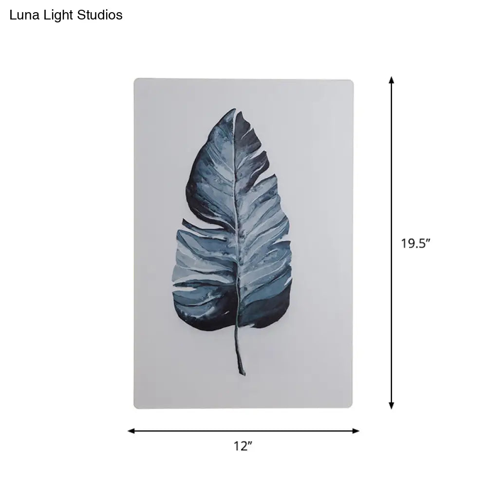 DecorBites™ Nordic Style Banana Leaf Wall Lamp with LED Acrylic Fixture