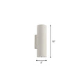 DecorBites™ Nordic Terrazzo Shade Up/Down Wall Sconce with 2-Bulb Cylindrical Lamp for Stairs