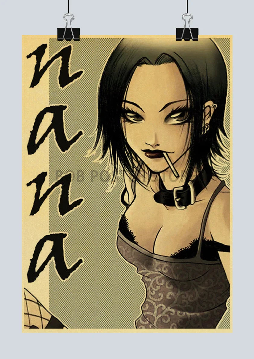 DecorBites™ Nostalgic Japan Anime NANA Poster Set