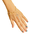 Bracelet Gold Heart Cross Stylish Fashion Jewelry Accessory