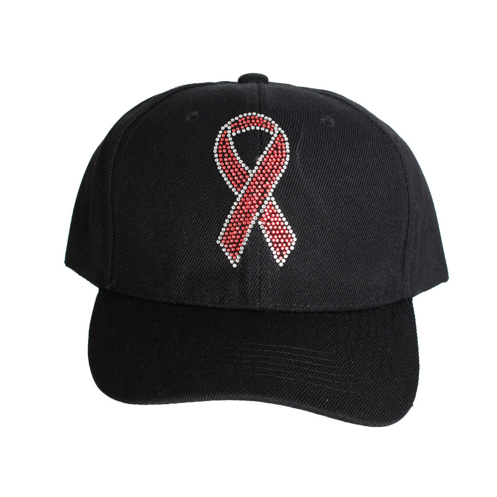 Fashion Hat with Black Pink Ribbon Stylish Accessory