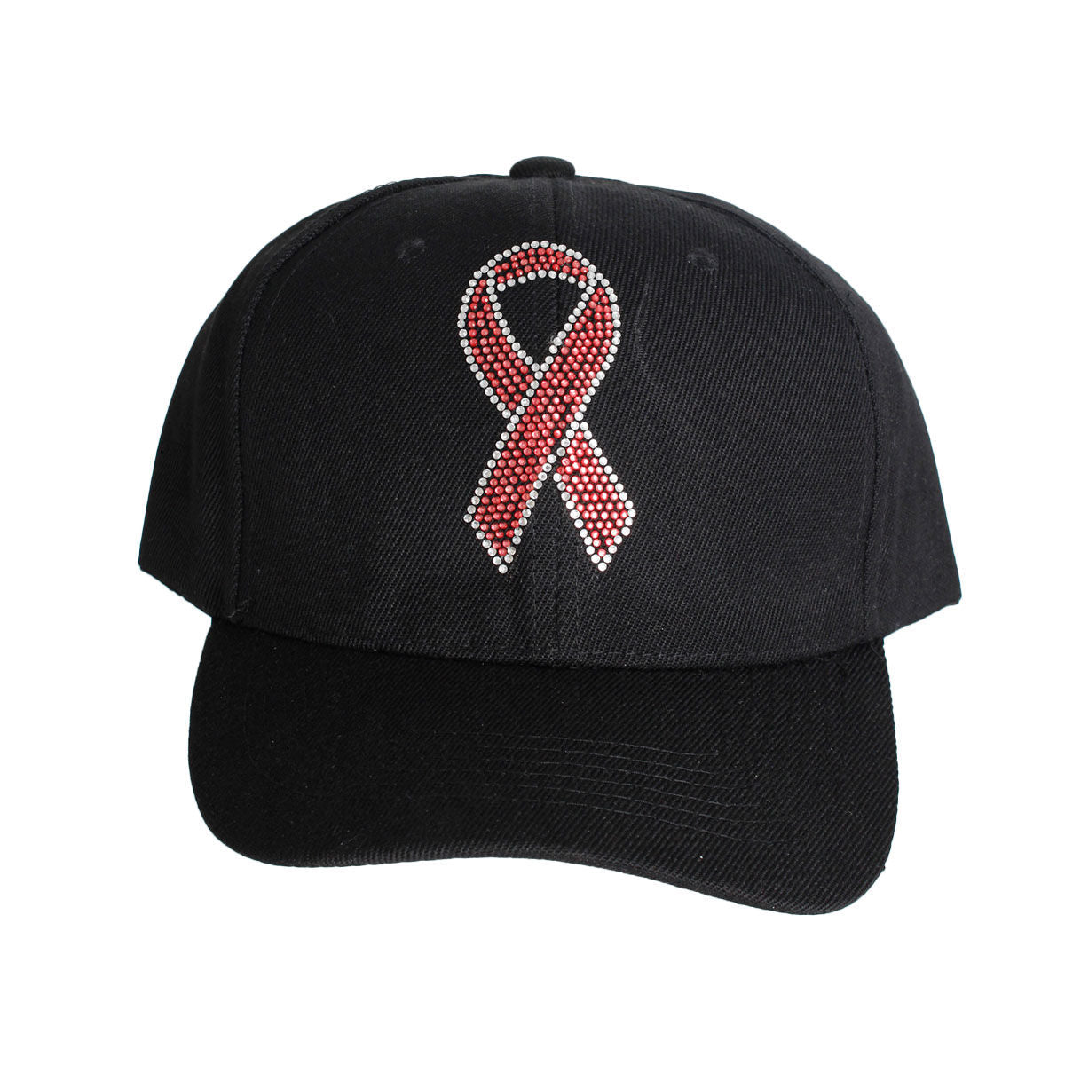 Fashion Hat with Black Pink Ribbon Stylish Accessory