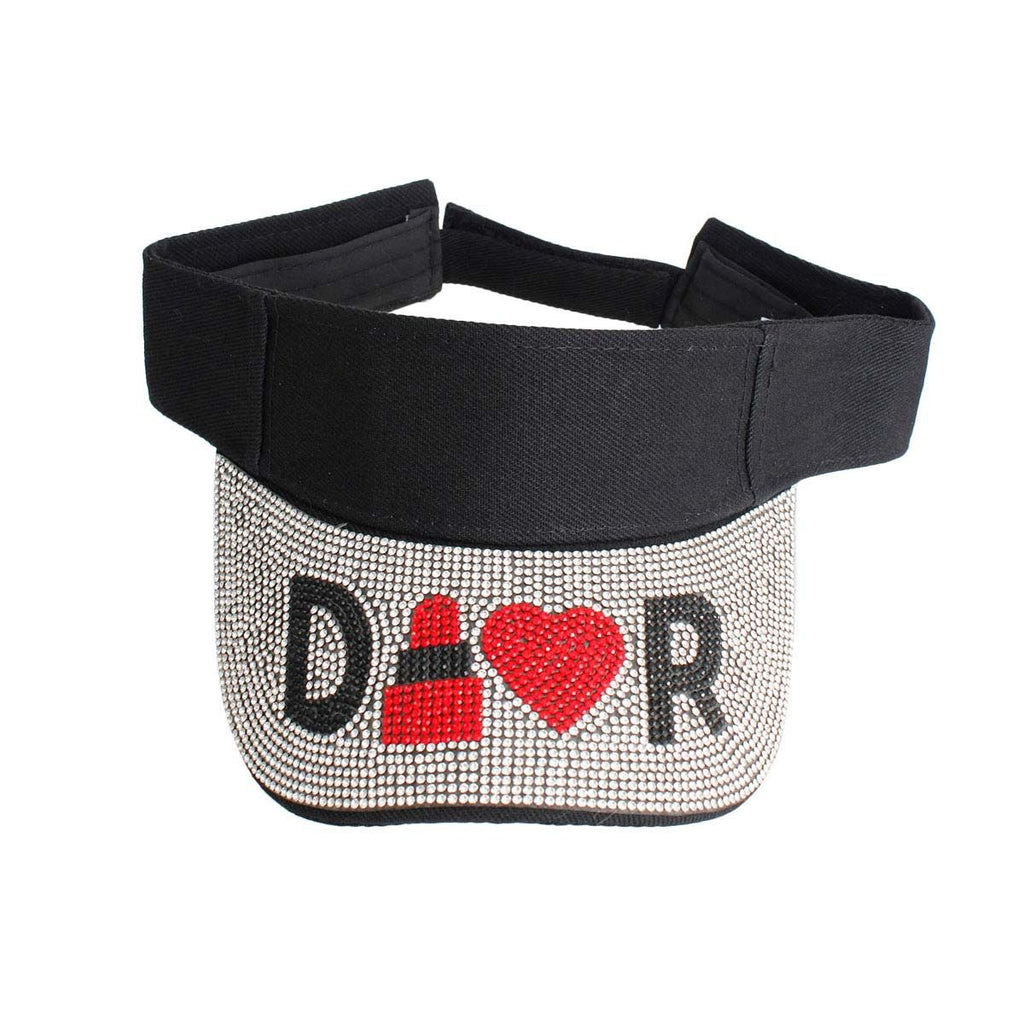 Clear Stone Visor Designer Stylish Fashion Accessory