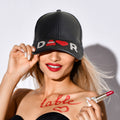 Visor Hat Black Designer Stylish Casual Accessory