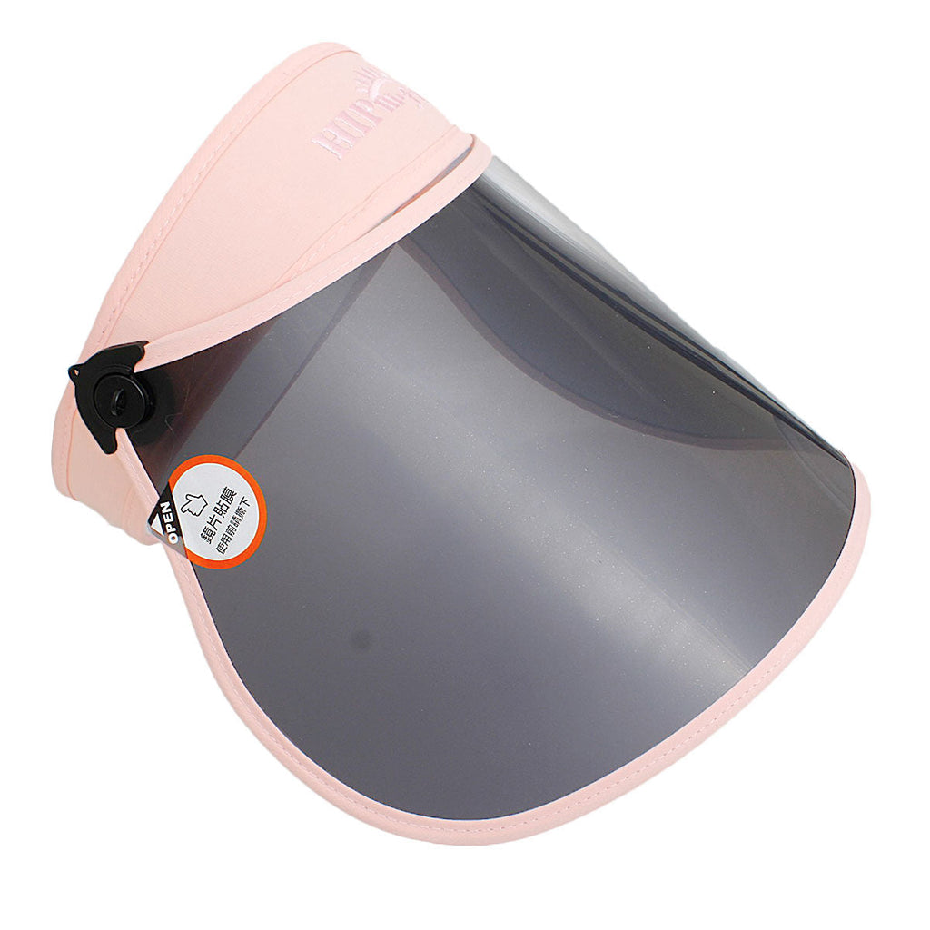 Face Shield Visor Pink UPF50+ Stylish Protective Accessory