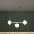 DecorBites™ Opaline Glass Ball Pendant Light for Minimalist Dining Room Island
