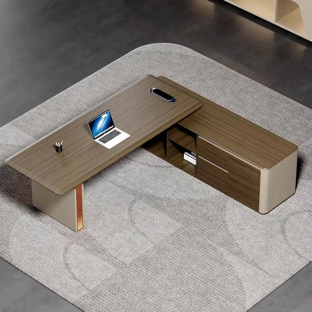 Oxley · Modern L-Shaped Executive Desk