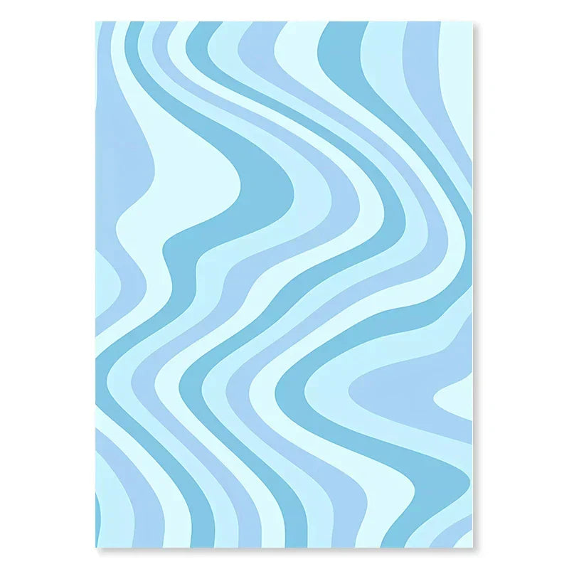 DecorBites™ Pastel Danish Flower Wall Art Print