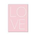 DecorBites™ Pink Aesthetic Room Decor: Modern Wall Art
