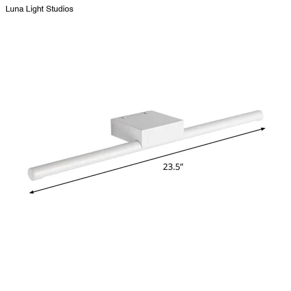 DecorBites™ Pole Vanity Lighting: Modern LED Wall Mount Light in Warm/White, Multiple Length Options