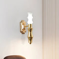 DecorBites™ Post-Modern Bamboo Sconce Metal 1 Light Brass Fixture for Living Room Lighting