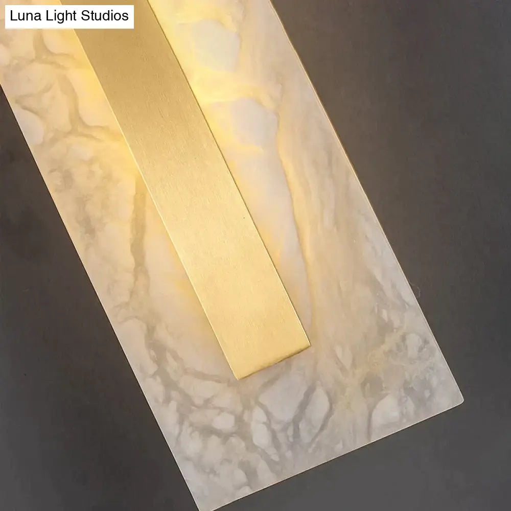 DecorBites™ Postmodern Luxury Copper Marble Wall Lamp in Gold shade For Living Room Restaurant Bedroom Indoor Wall Lamp