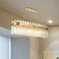 DecorBites™ Postmodern Oval Island Lighting Fixture with Crystal Accents - 23 Head Ceiling Light