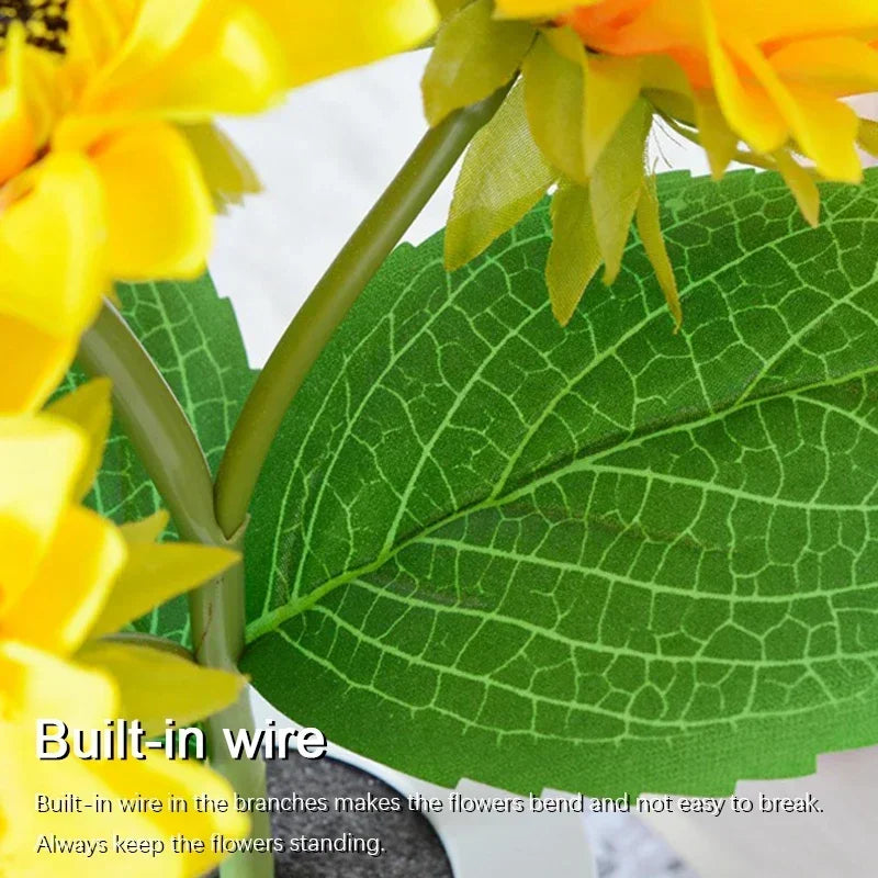 DecorBites™ Rechargeable Sunflower LED Night Light for Bedroom